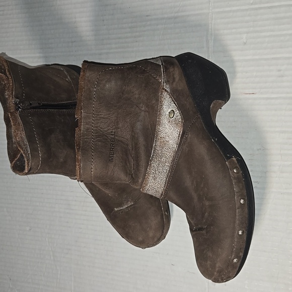 Merrell distressed leather boots - Picture 1 of 9